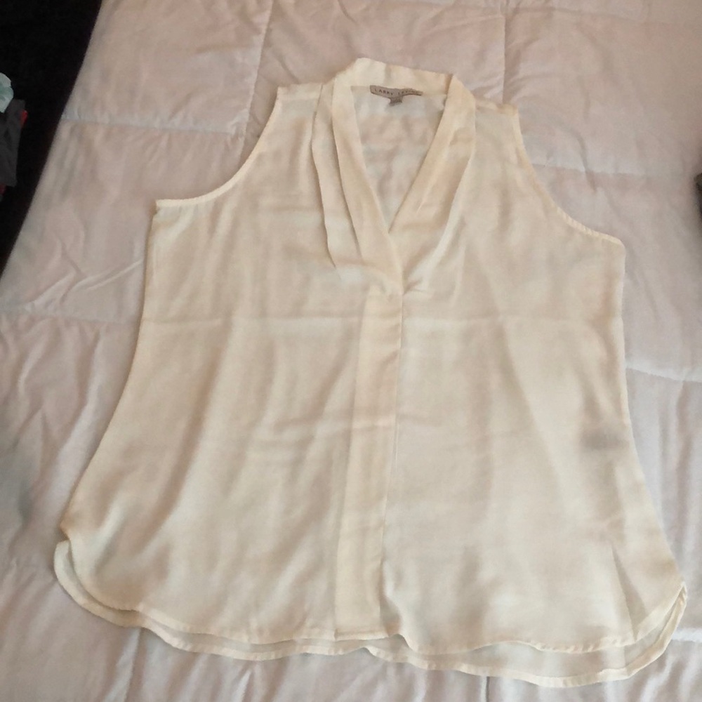 White/Cream Sleeveless Top